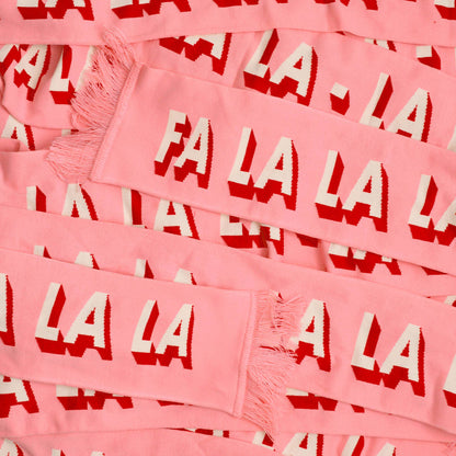 Falalalala - lalalala- Knitted Scarf