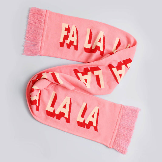 Falalalala - lalalala- Knitted Scarf