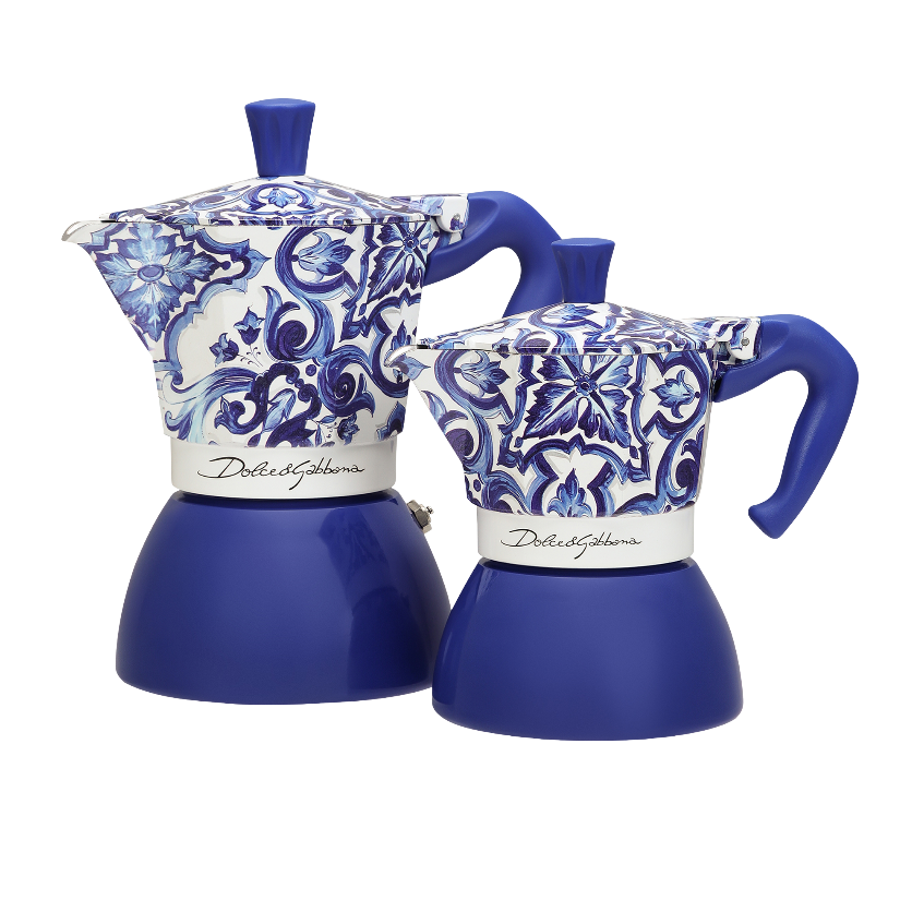 Bialetti X Dolce & Gabbana | Blue Mediterranean Moka Induction 4 Cup