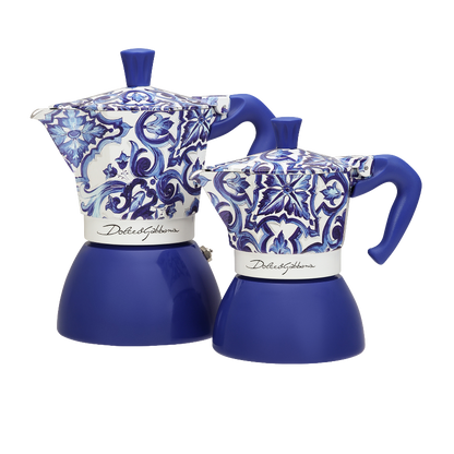 Bialetti X Dolce & Gabbana | Blue Mediterranean Moka Induction 4 Cup