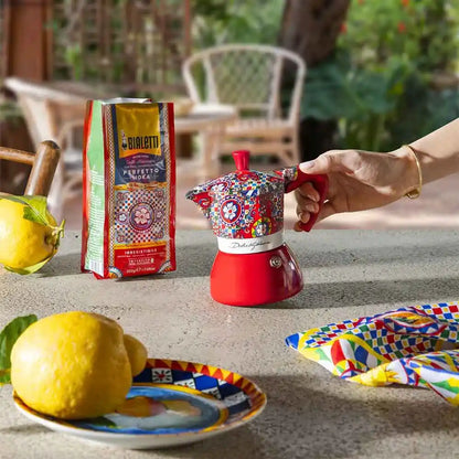 Bialetti X Dolce & Gabbana | Sicilian Cart Moka Induction 4 Cup