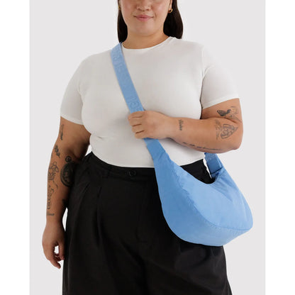 Baggu | Medium Nylon Crescent Bag - Piscine