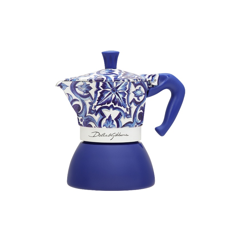 Bialetti X Dolce & Gabbana | Blue Mediterranean Moka Induction 4 Cup