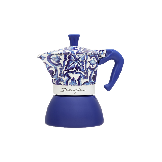 Bialetti X Dolce & Gabbana | Blue Mediterranean Moka Induction 4 Cup