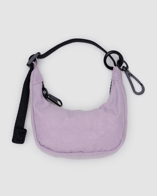 CRESCENT BAG CHARM - DUSTY PINK