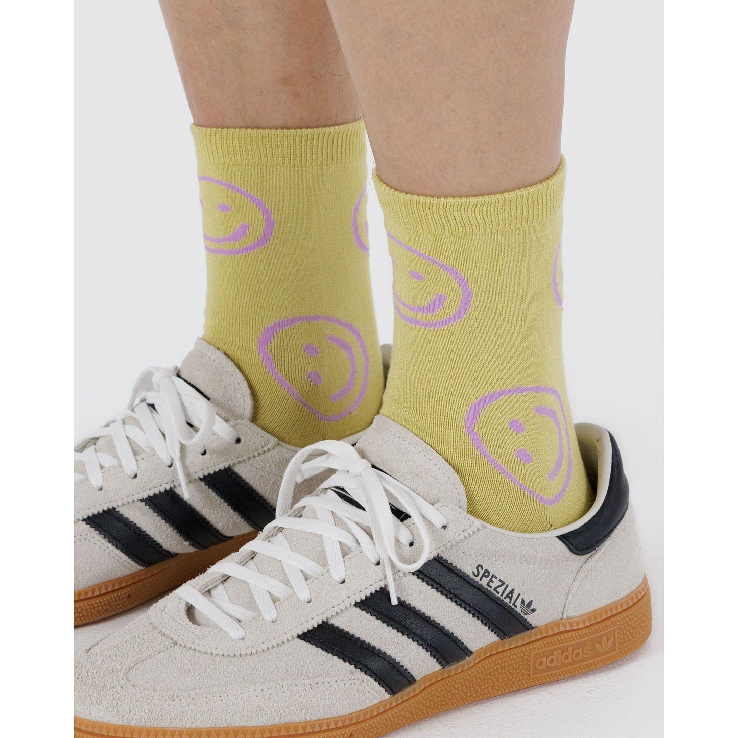 CREW SOCK - STRAW HAPPY
