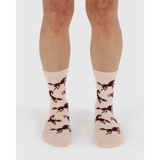 Crew Sock - Horses