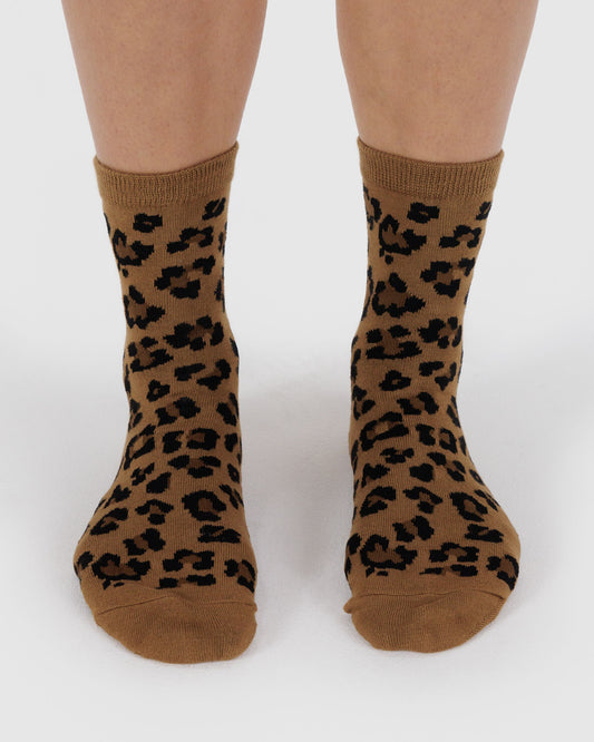 CREW SOCK - LEOPARD