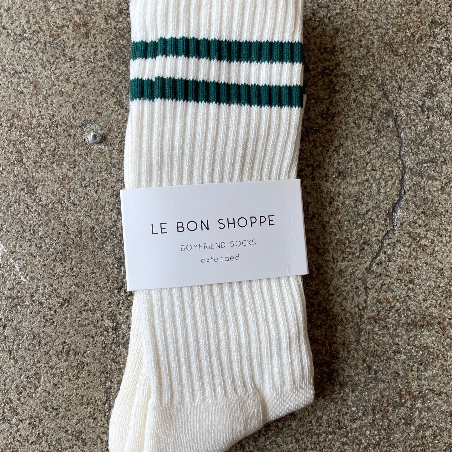EXTENDED BOYFRIEND SOCKS - PARCHMENT