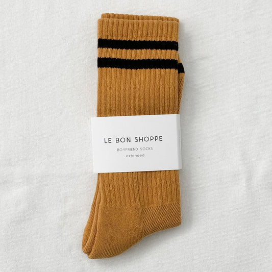 EXTENDED BOYFRIEND SOCKS - BISCOTTI