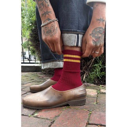 Le Bon Shoppe | Extended Boyfriend Socks - Cardinal Red