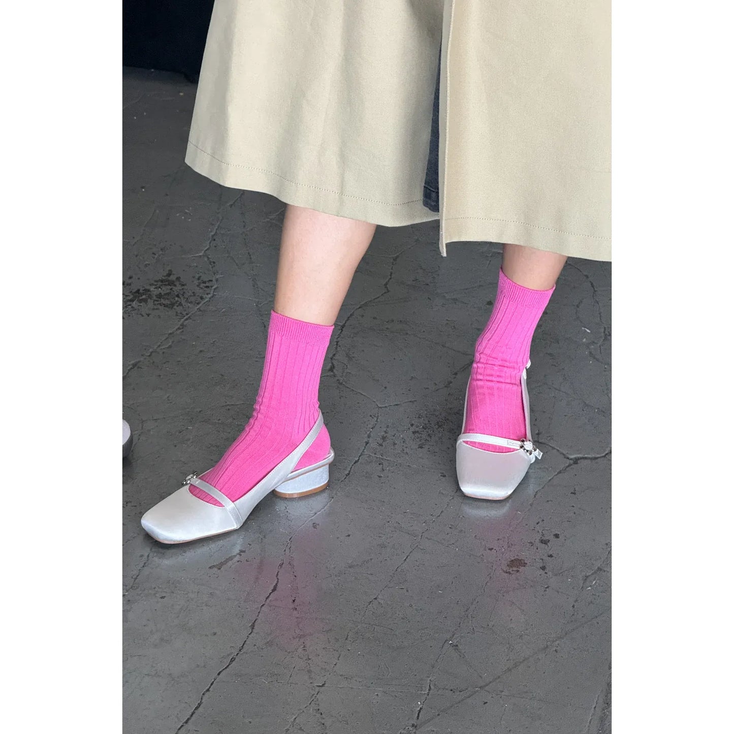 Le Bon Shoppe | Her Sock - Bright Pink