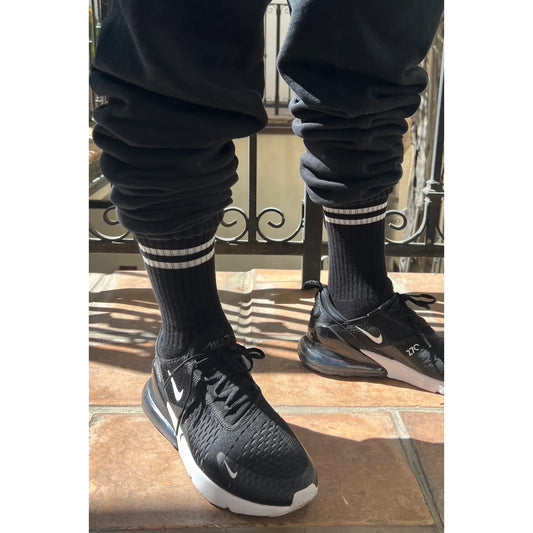 Le Bon Shoppe | Extended Boyfriend Socks - Noir