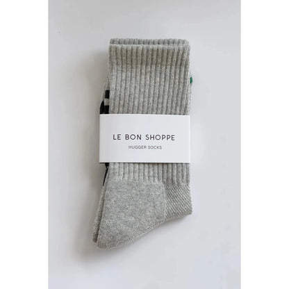 HUGGER SOCKS - HT GREY/BLACK