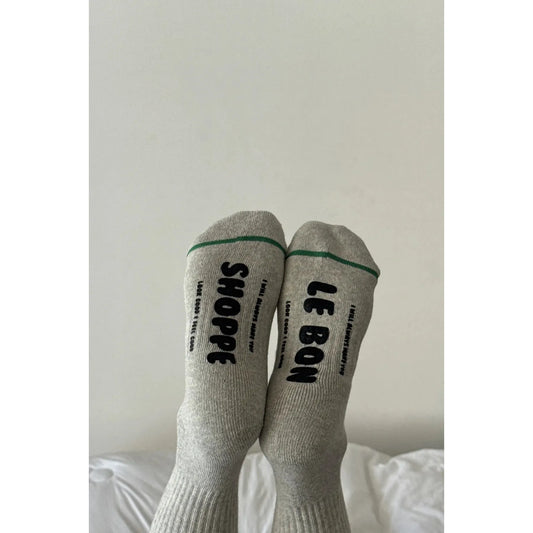 HUGGER SOCKS - HT GREY/BLACK
