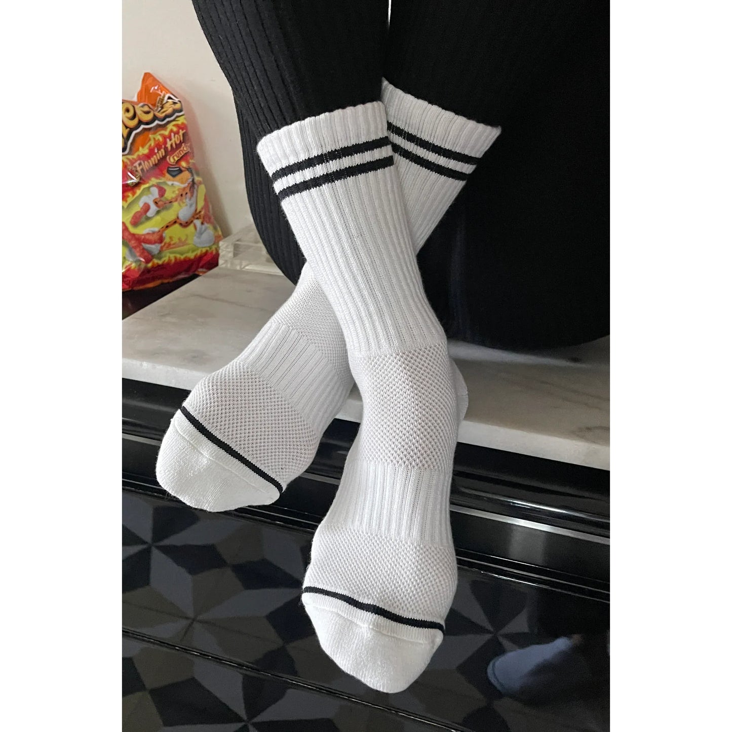 Le Bon Shoppe | Boyfriend Socks - Classic White