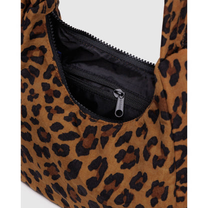 Mini Nylon Shoulder Bag - Leopard