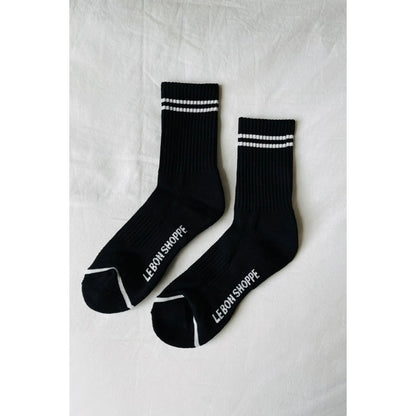 BOYFRIEND SOCKS - NOIR