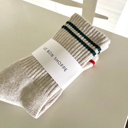 EXTENDED BOYFRIEND SOCKS - OATMEAL
