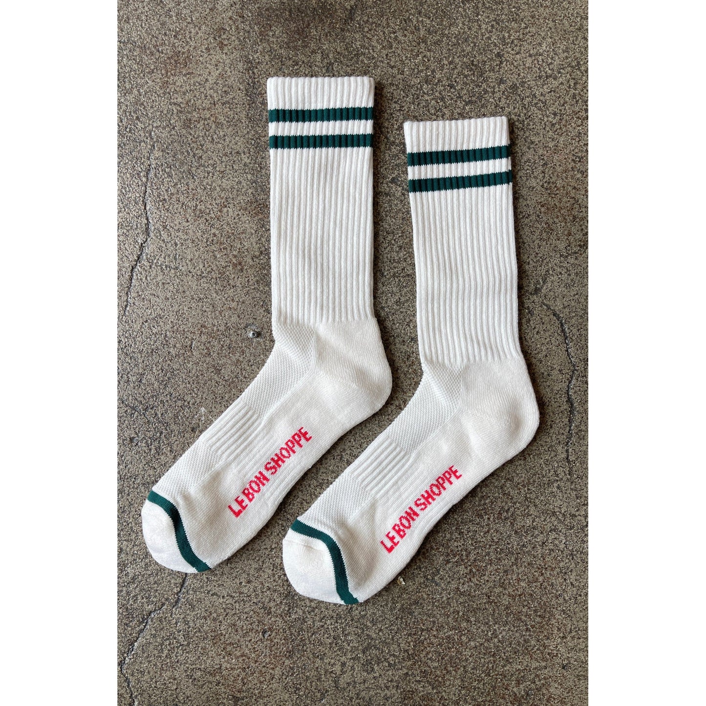 EXTENDED BOYFRIEND SOCKS - PARCHMENT