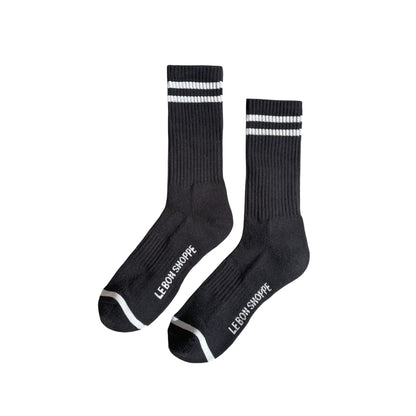 Le Bon Shoppe | Extended Boyfriend Socks - Noir