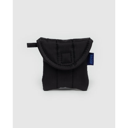 PUFFY EAR BUDS CASE - BLACK