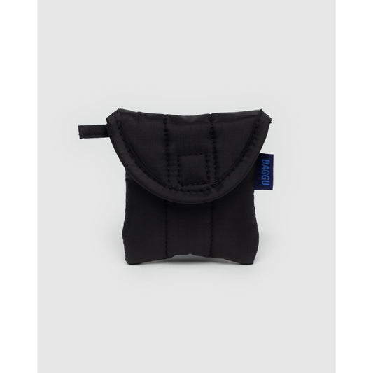 PUFFY EAR BUDS CASE - BLACK