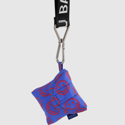 Baggu | Puffy Earbuds Case - Mini Cobalt Happy