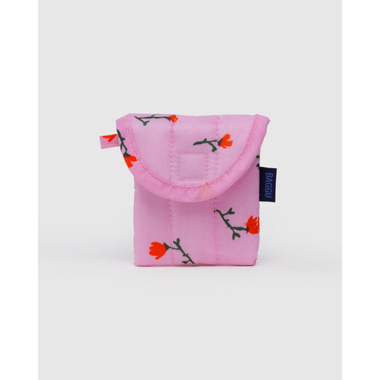 Puffy Earbuds Case - Painted Wildflower