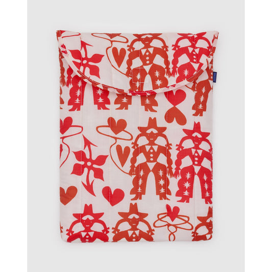 Puffy Laptop Sleeve 13"/14" - Cowgirl