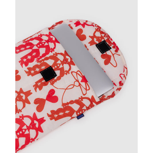 Puffy Laptop Sleeve 13"/14" - Cowgirl