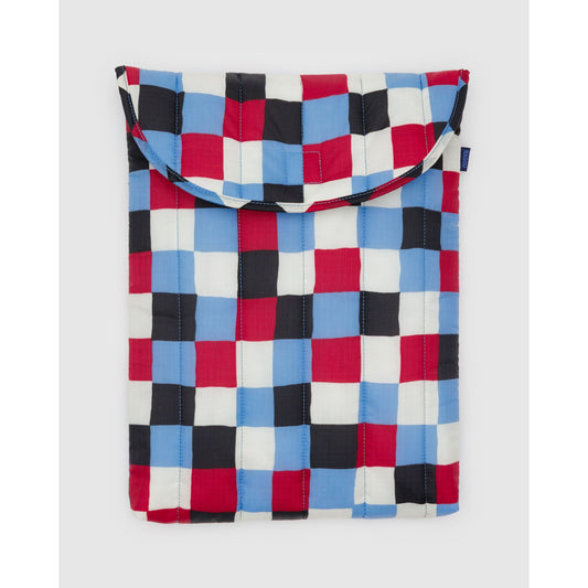 Puffy Laptop Sleeve 13"/14" - Painted Check