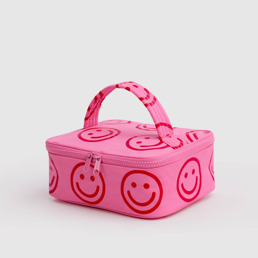Baggu | Small Cosmetic Case - Azalea Pink Happy