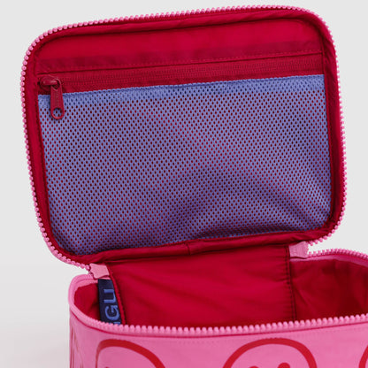 Baggu | Small Cosmetic Case - Azalea Pink Happy
