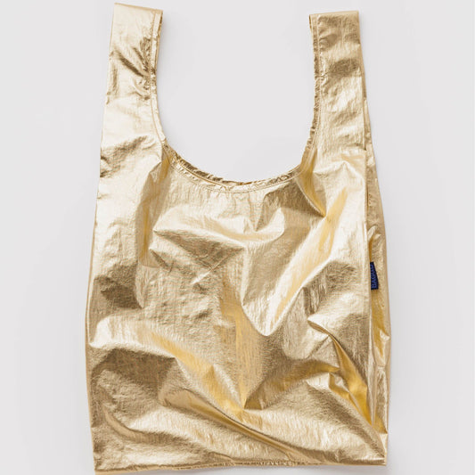 Baggu | 'Standard' Reusable Shopper Gold Metallic