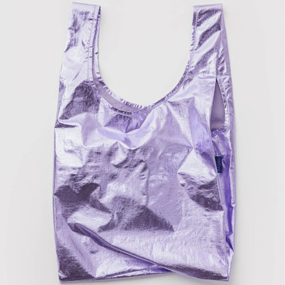 Baggu | 'Standard' Reusable Shopper Lavender Metallic