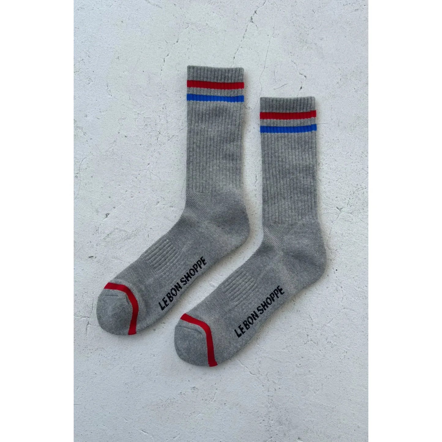 EXTENDED BOYFRIEND SOCKS - TRUE GREY