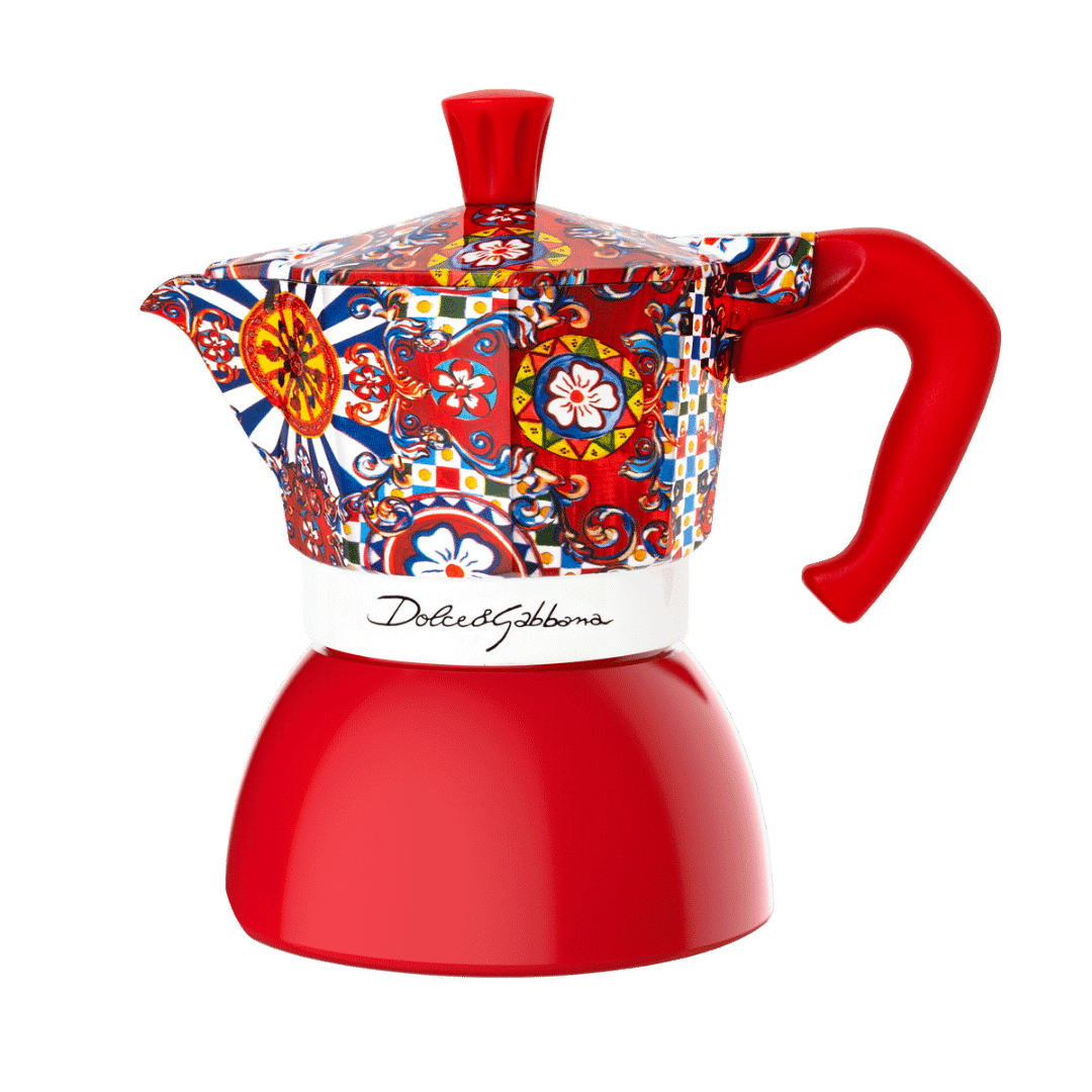 Bialetti X Dolce & Gabbana | Sicilian Cart Moka Induction 4 Cup