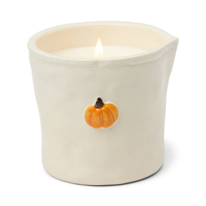 Paddywax Bistro |'Pumpkin' Embossed Ceramic Candle - Pumpkin Spice