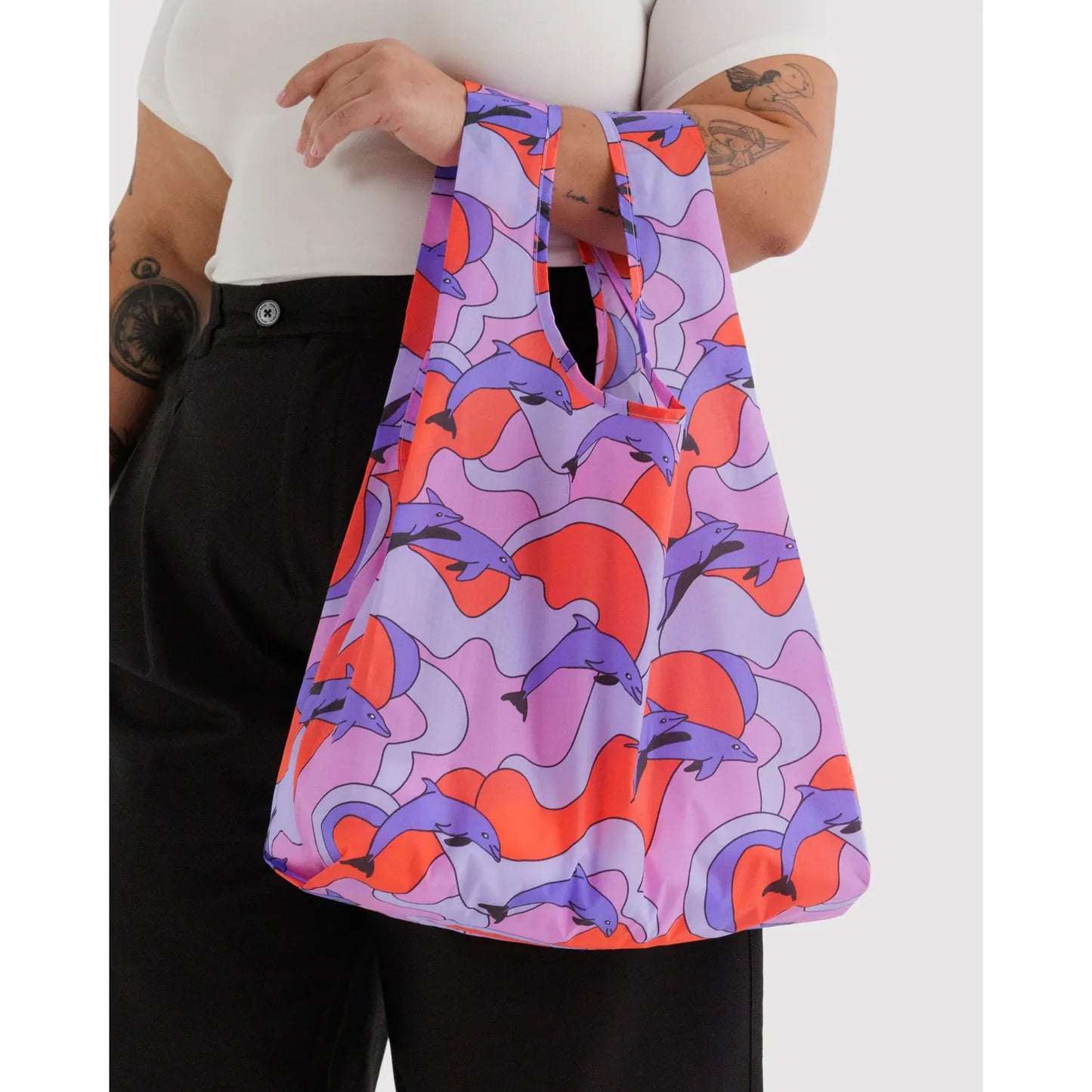 Baggu | 'Standard' Reusable Shopper Dolphins