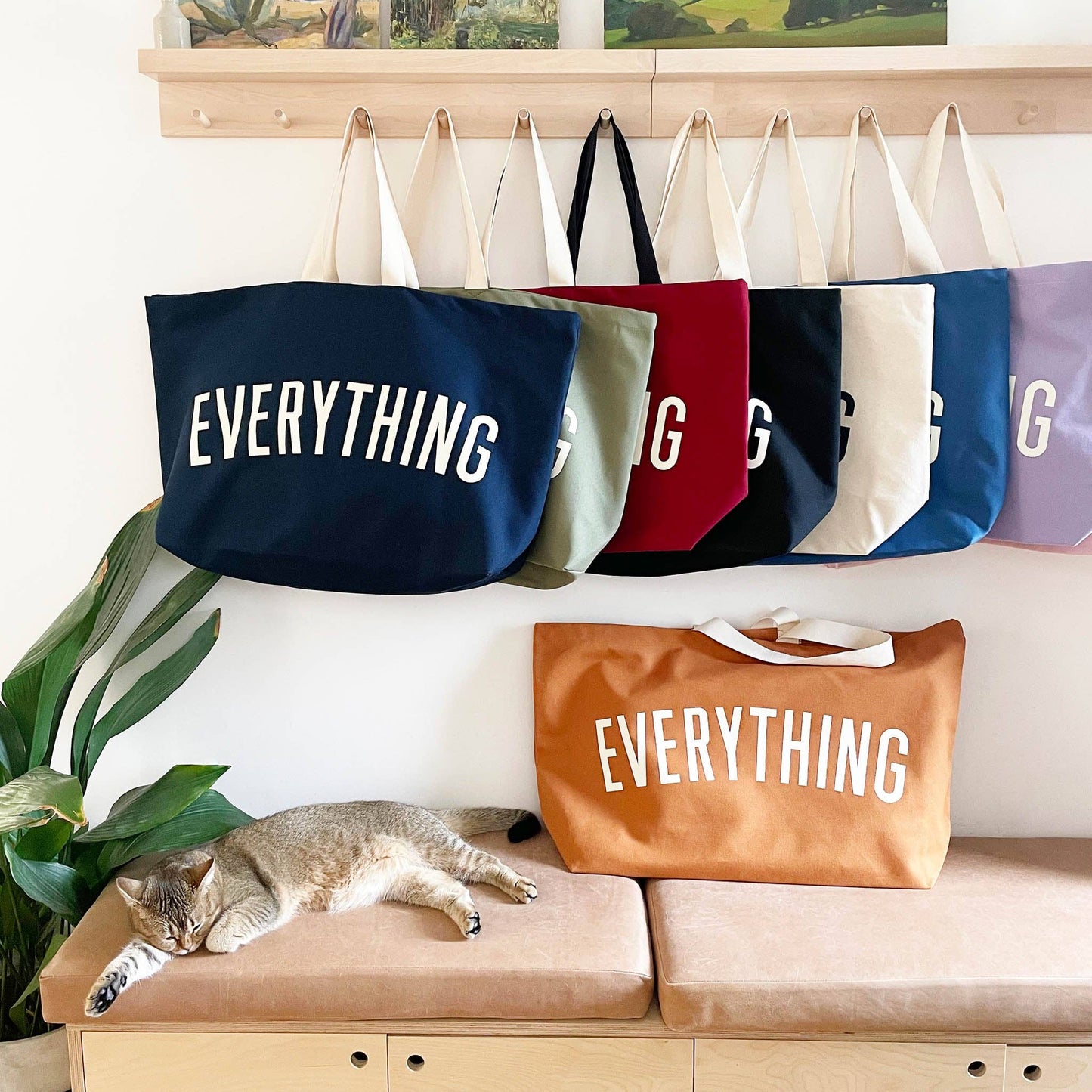 Alphabet Bag | 'Everything' Really Big Bag - Burgundy - The Malo Life