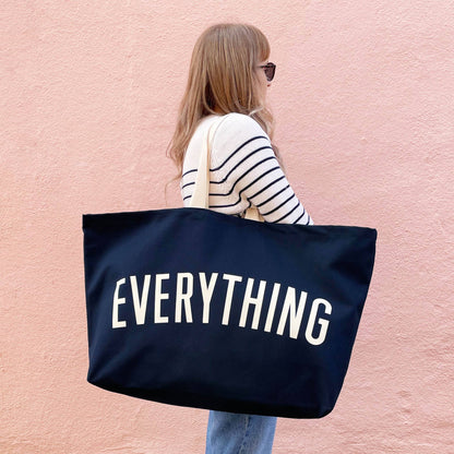 Alphabet Bag | 'Everything' Really Big Bag - Midnight Blue - The Malo Life