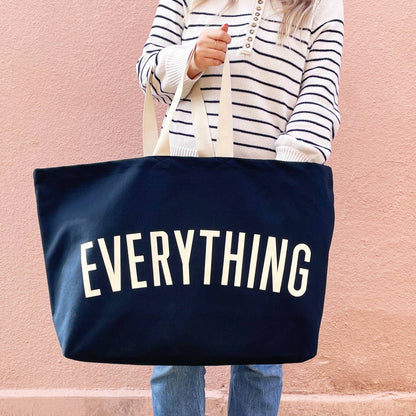 Alphabet Bag | 'Everything' Really Big Bag - Midnight Blue - The Malo Life