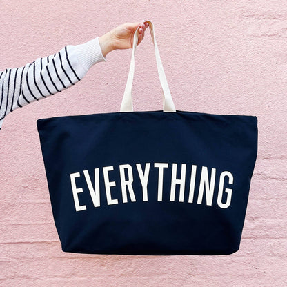Alphabet Bag | 'Everything' Really Big Bag - Midnight Blue - The Malo Life