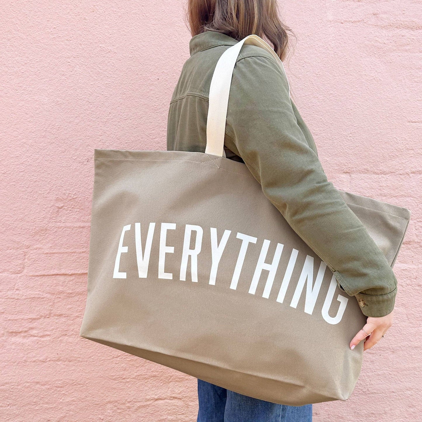 Alphabet Bag | Everything - Stone REALLY Big Bag - The Malo Life