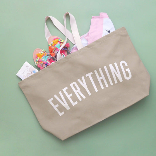 Alphabet Bag | Everything - Stone REALLY Big Bag - The Malo Life