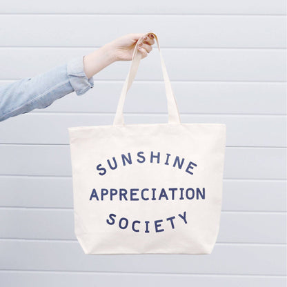 Alphabet Bag | Sunshine Appreciation Society - Canvas Tote Bag - The Malo Life