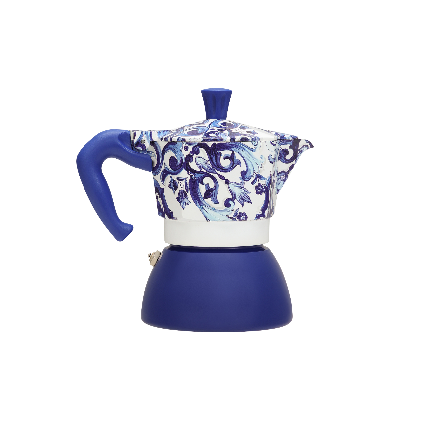 Bialetti X Dolce & Gabbana | Blue Mediterranean Moka Induction 4 Cup