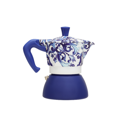 Bialetti X Dolce & Gabbana | Blue Mediterranean Moka Induction 4 Cup