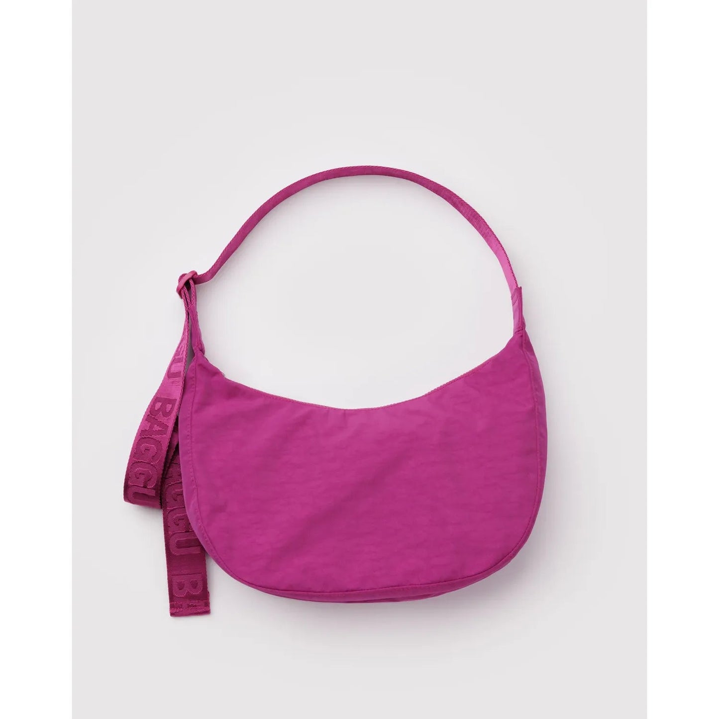 Baggu | Medium Nylon Crescent Bag Deep Fuchsia - The Malo Life